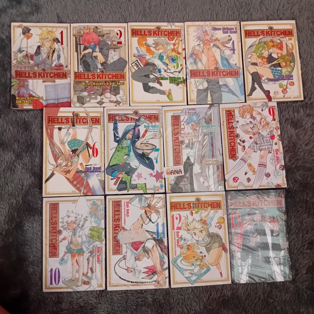 Komik SET Hell's Kitchen 1-13 Tamat (Mitsuru Nishimura & Gumi Amazi)