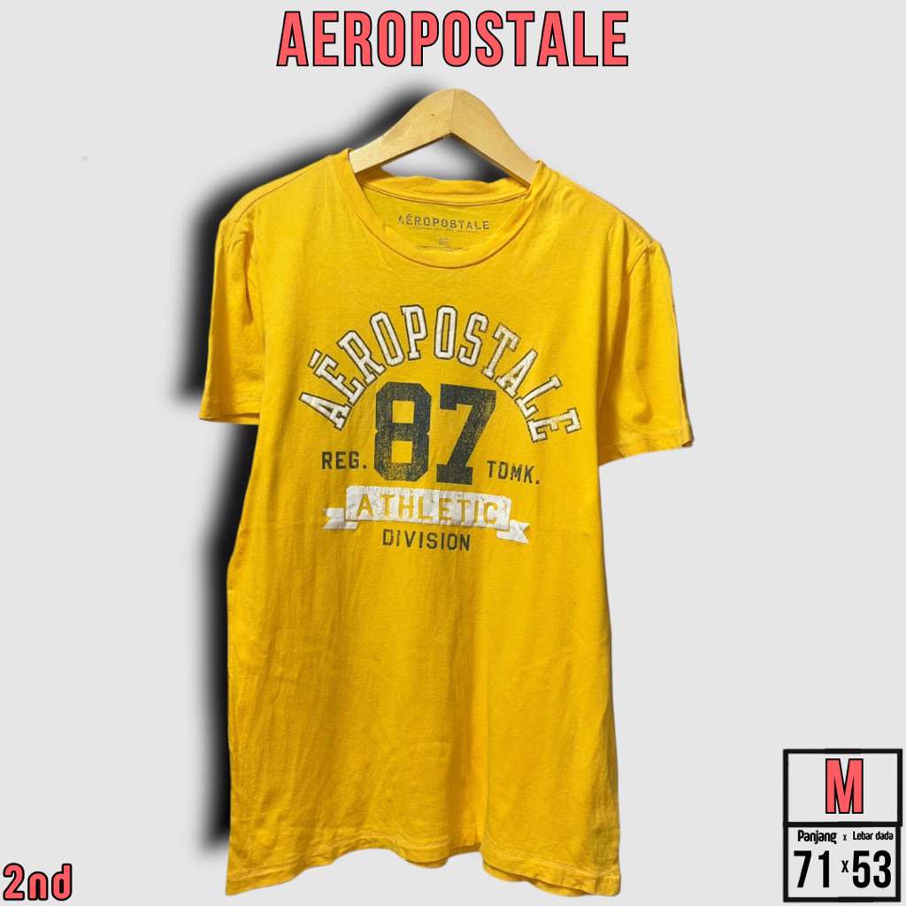 KAOS PRIA AEROPOSTALE KUNING SIZE M