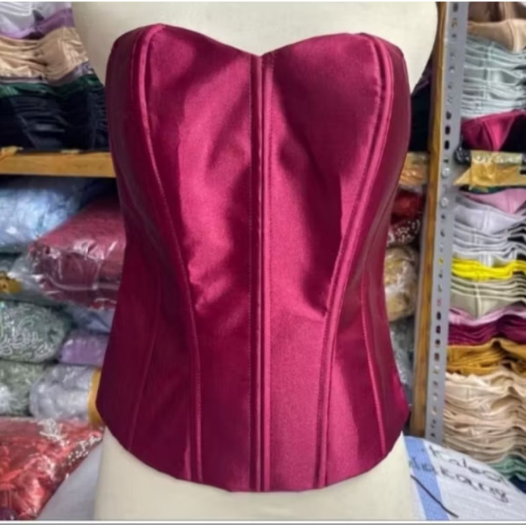 longtorso satin / kamisol kebaya / longtorso saten / longtorso pengantin / longtorso tali