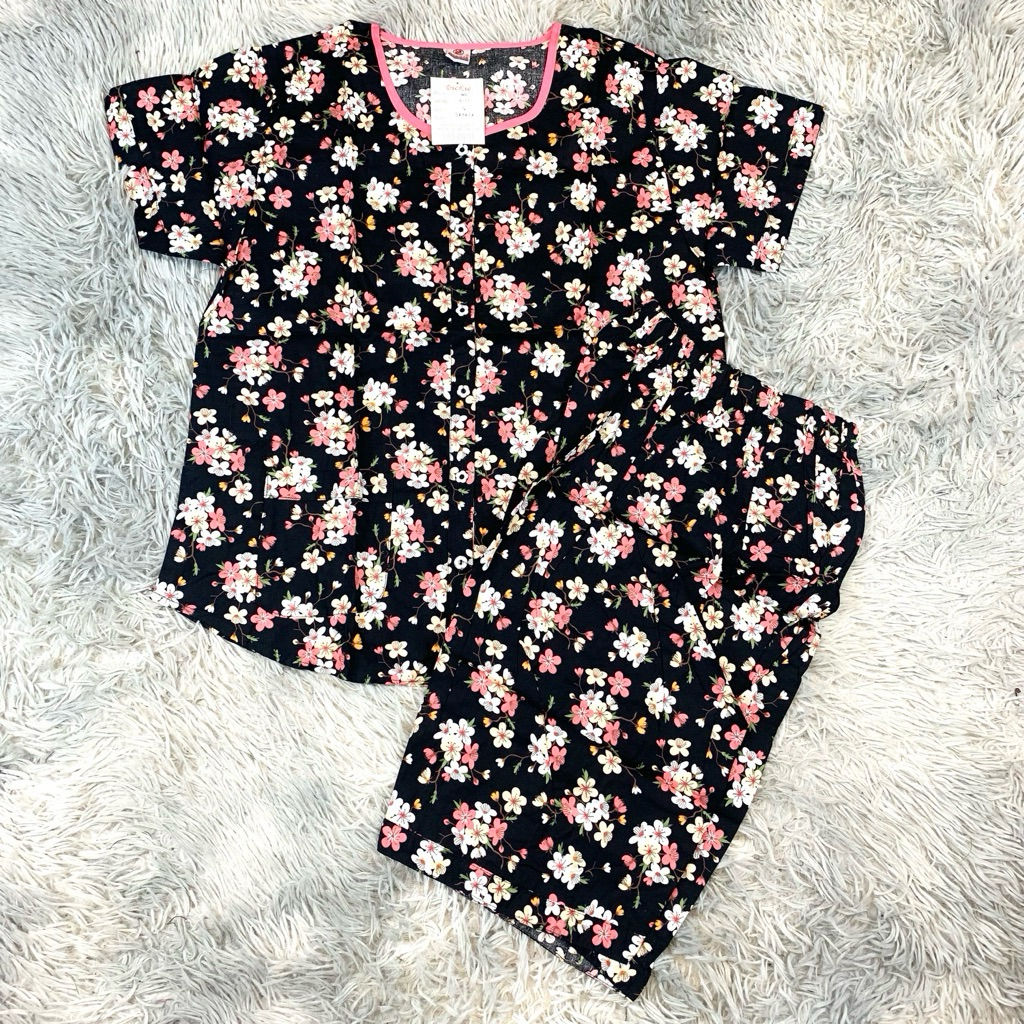 Tebobok - 3/4 Sielie Katun Sabata | Baju Tidur Sielie Sabata