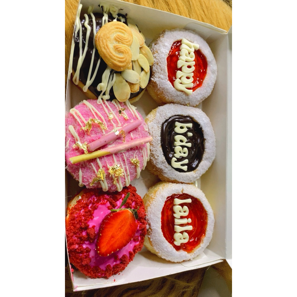 DONAT KENTANG SUSU PAKET ULTAH ISI 6