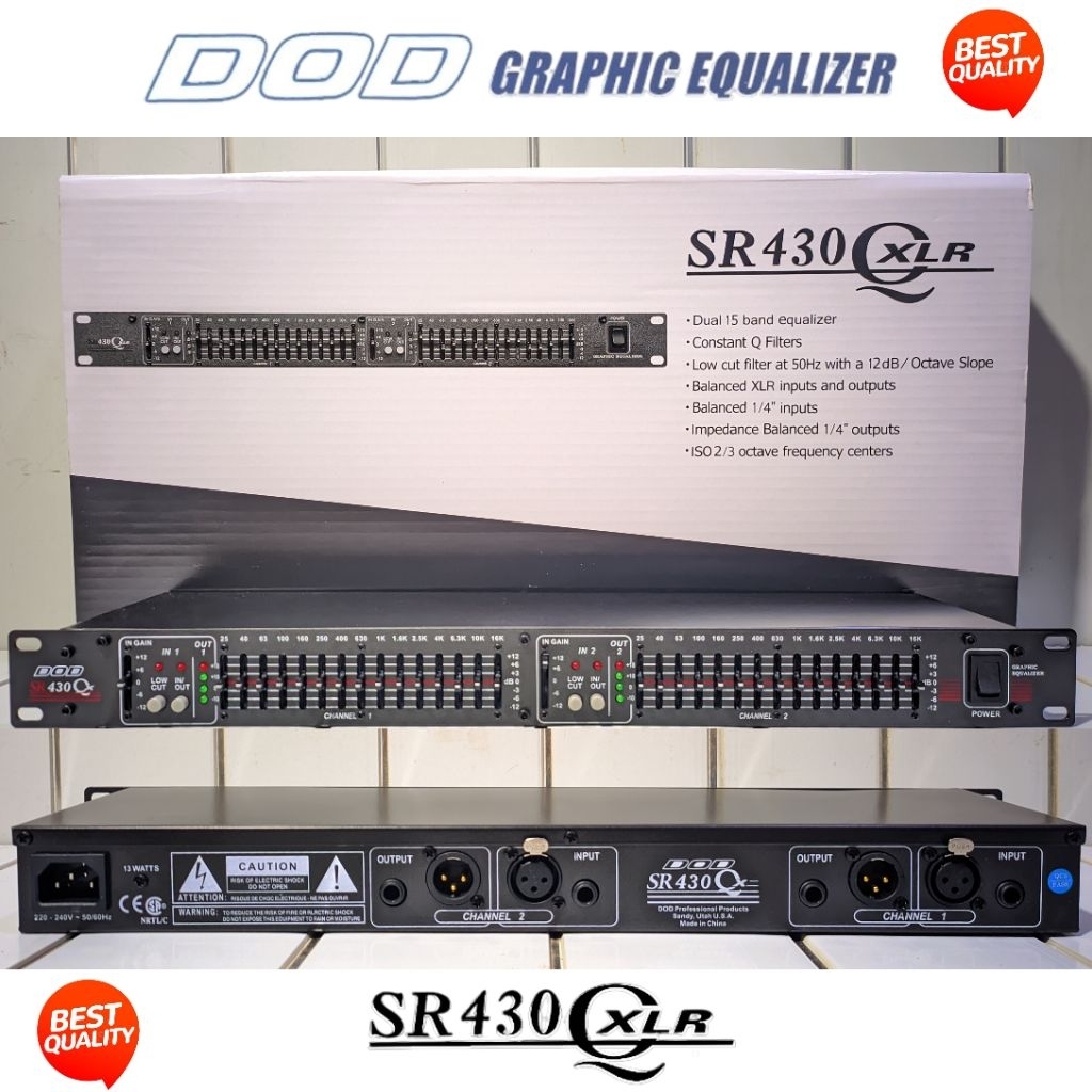 Equalizer DOD SR 215 QXLR Grade a