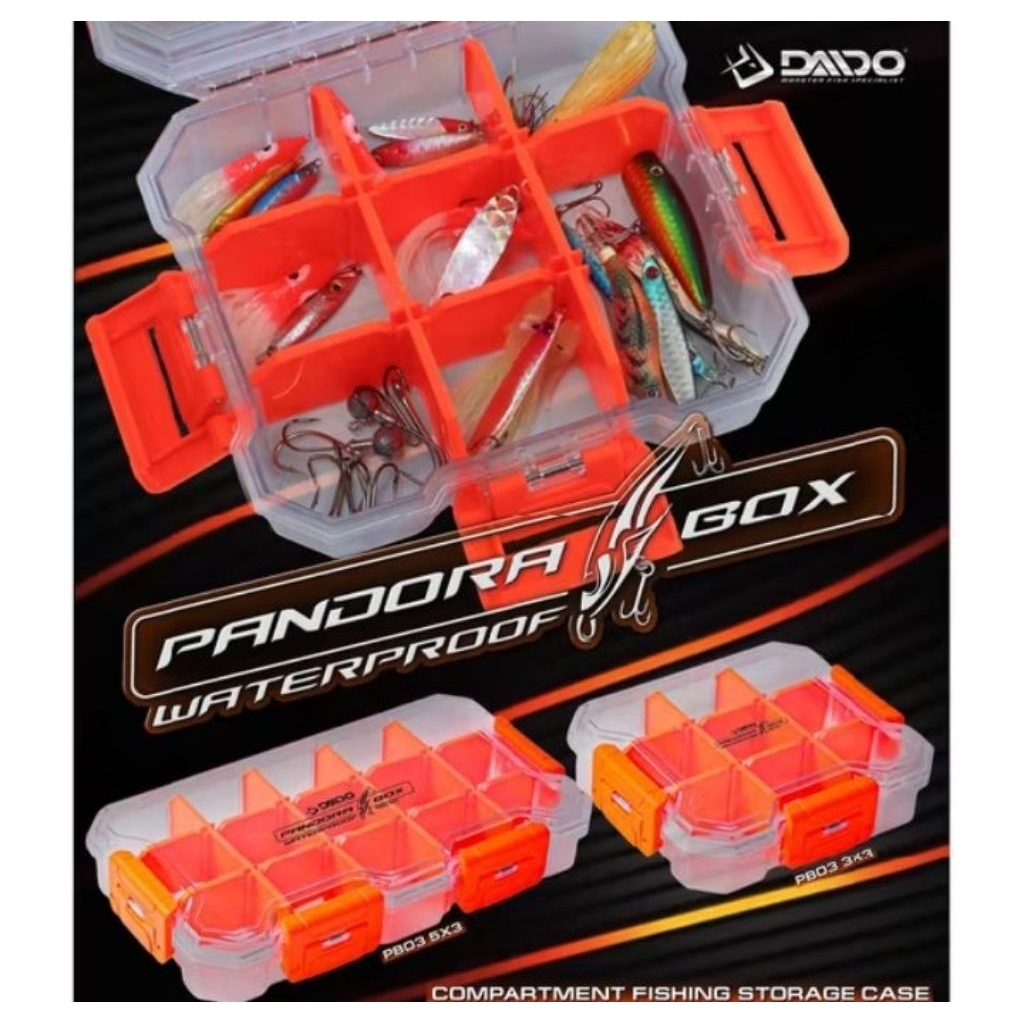 daido Pandora box waterproof(kotak pancing)
