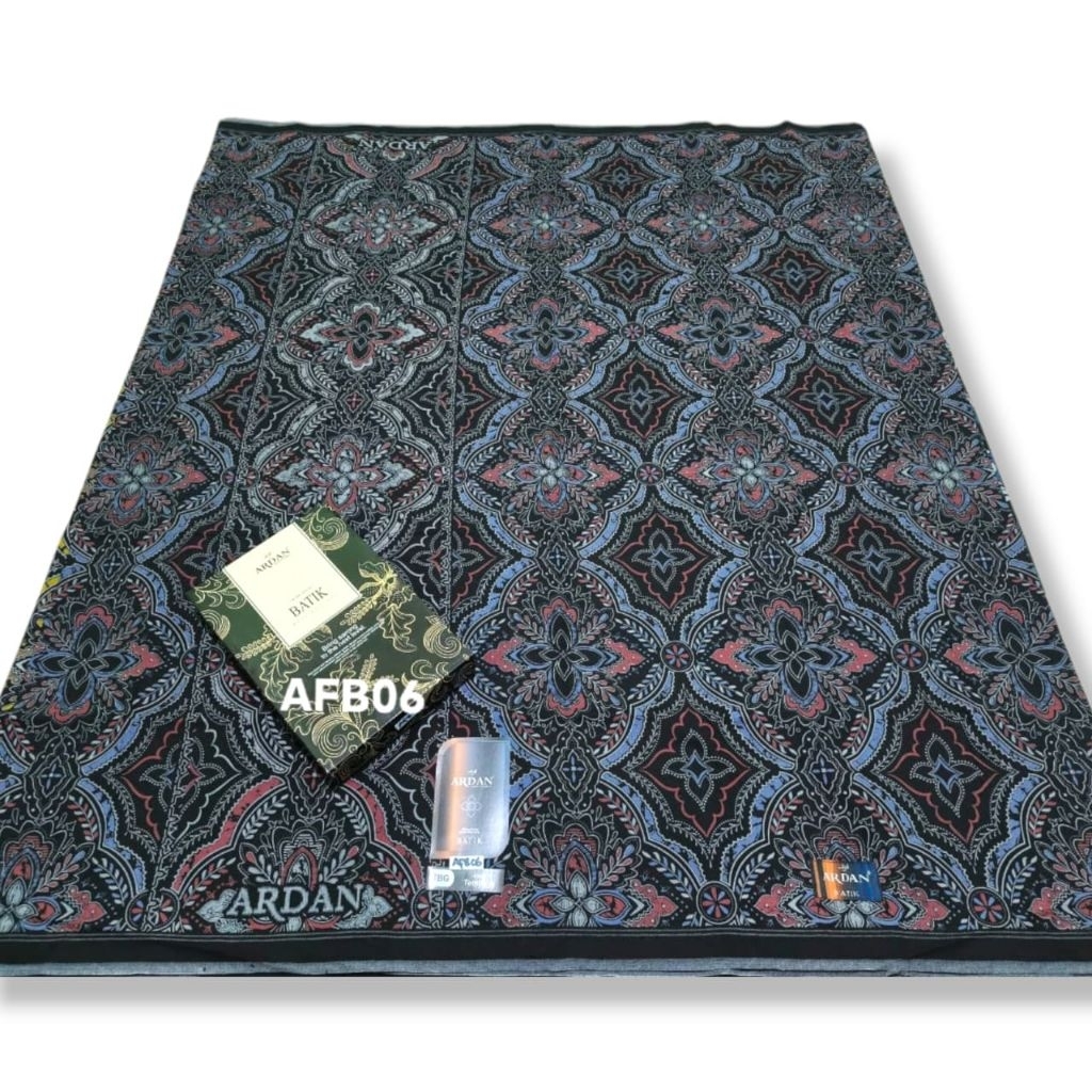sarung ardan family batik hitam/biru/oren/abu abu