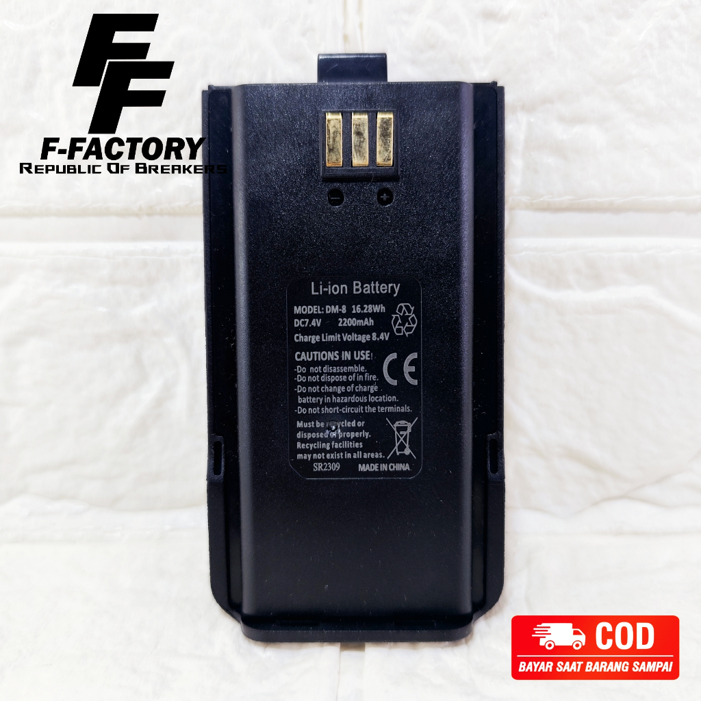 BATERAI HT Handy Talkie BF-H6 Baofeng BATRE DM1801 BFH6 Baterai BATTERY HT H6 DM-1801 DM 1801 Batrai