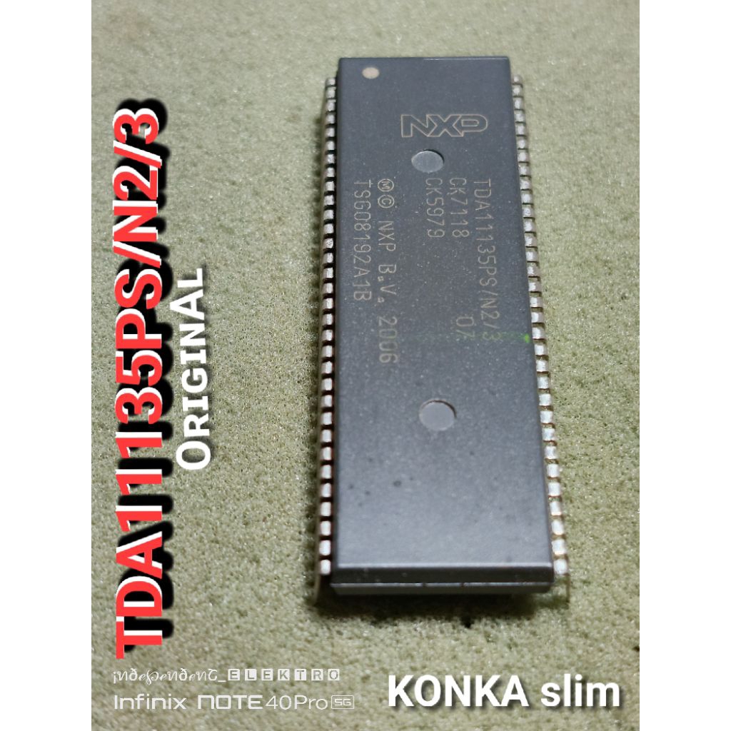Ic TDA11135PS/N2/3    TDA11135PS/N2/3    ic croma Tv konka slim
