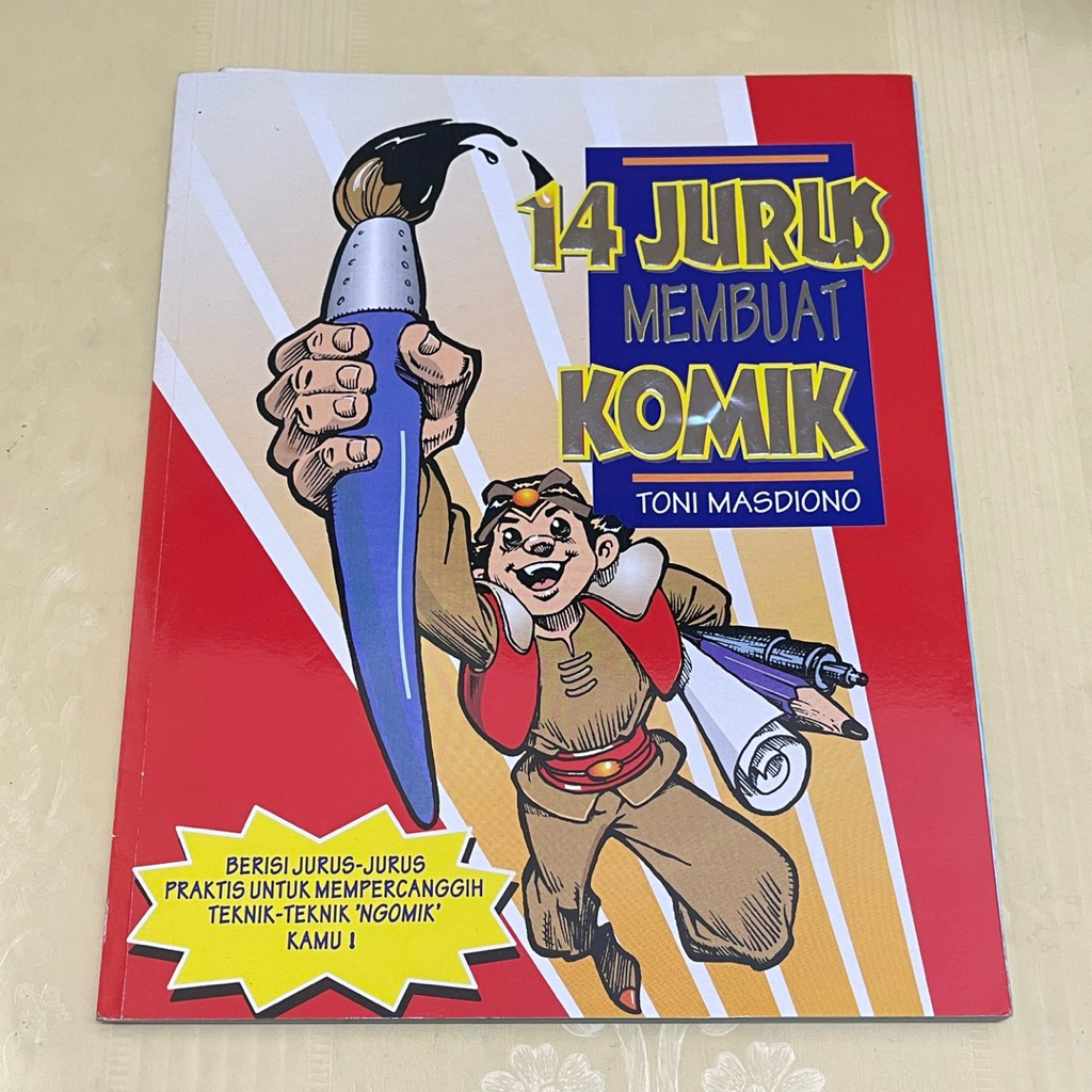 Buku 14 JURUS MEMBUAT KOMIK oleh TONI MASDIONO