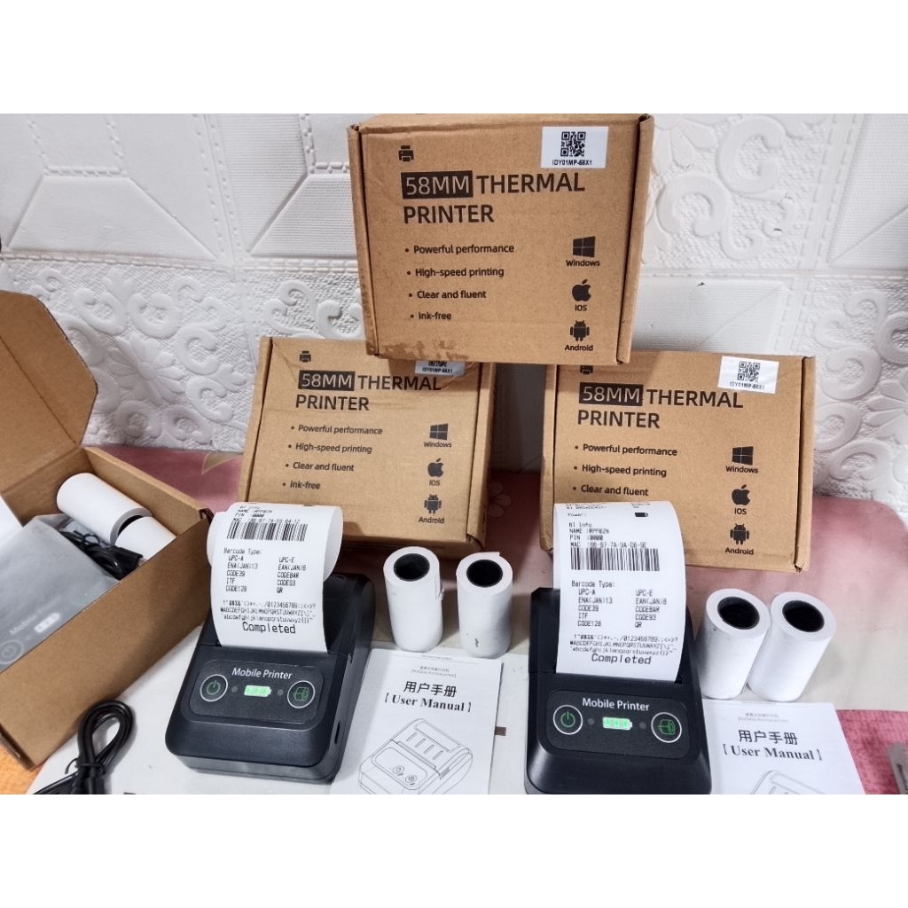 printer thermal Bluetooth printer cerak struk ponsel brilink cafe loundry pertamini