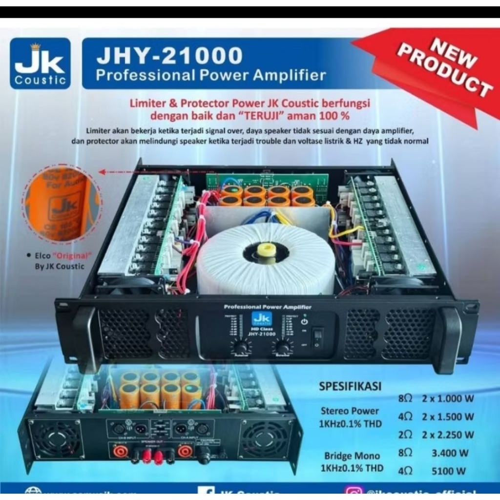 POWER JK COUSTIC JHY-21000