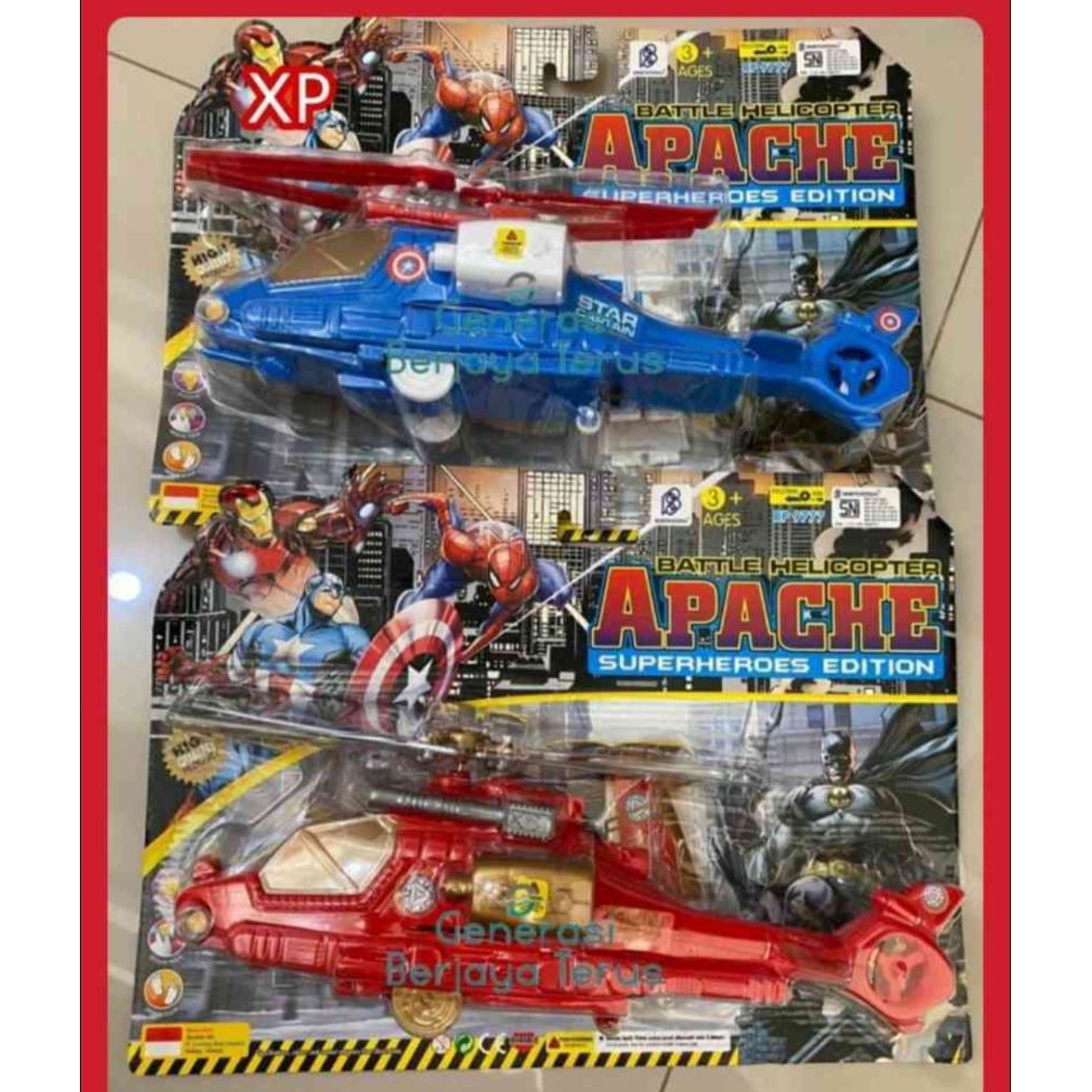 mainan helikopter apache