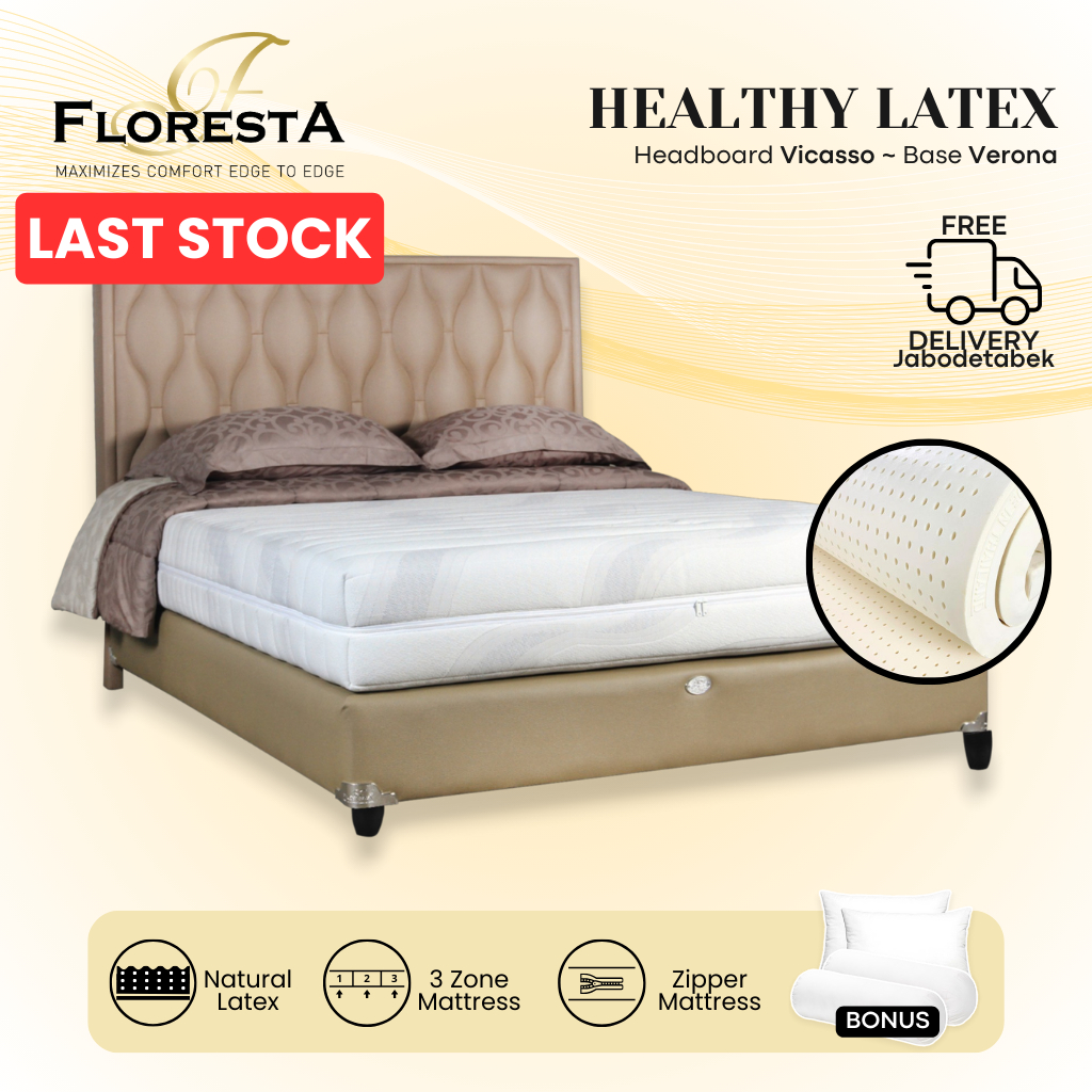 Kasur Springbed Floresta Healthy Latex