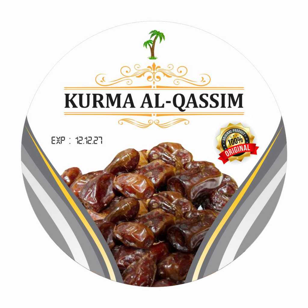 STIKER KURMA AL QASSIM / STIKER KURMA SUKARI / LABEL KURMA / BEST SELLER //STIKER KURMA/RAMADAN/RAMA