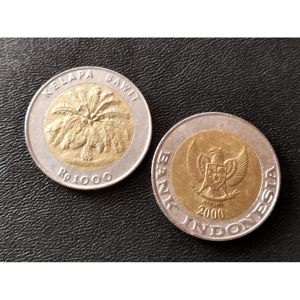 Koin 1000 Rupiah Kelapa Sawit Original BI