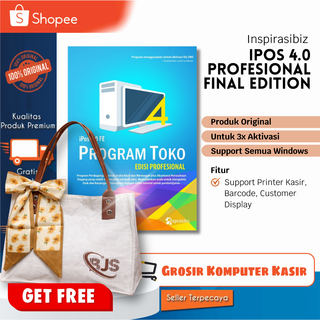 Program Kasir Toko IPOS 4 FE | Program Kasir IPOS 4 FE | Program Kasir Toko Sembako | Program Toko I