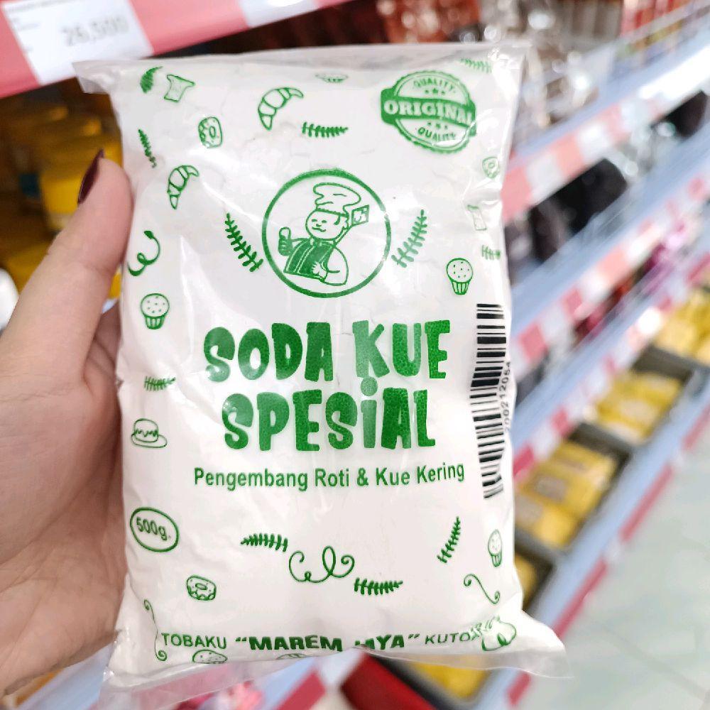 [ 500 GRAM ] Soda Kue Spesial 500 Gram Pengembang Roti & Kue Spesial untuk Roti Tanpa Ragil dan Kue 