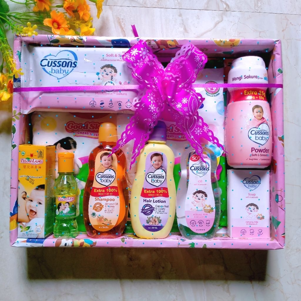 Parsel bayi Hampers bayi Kado bayi lahir Paket sabun cussons