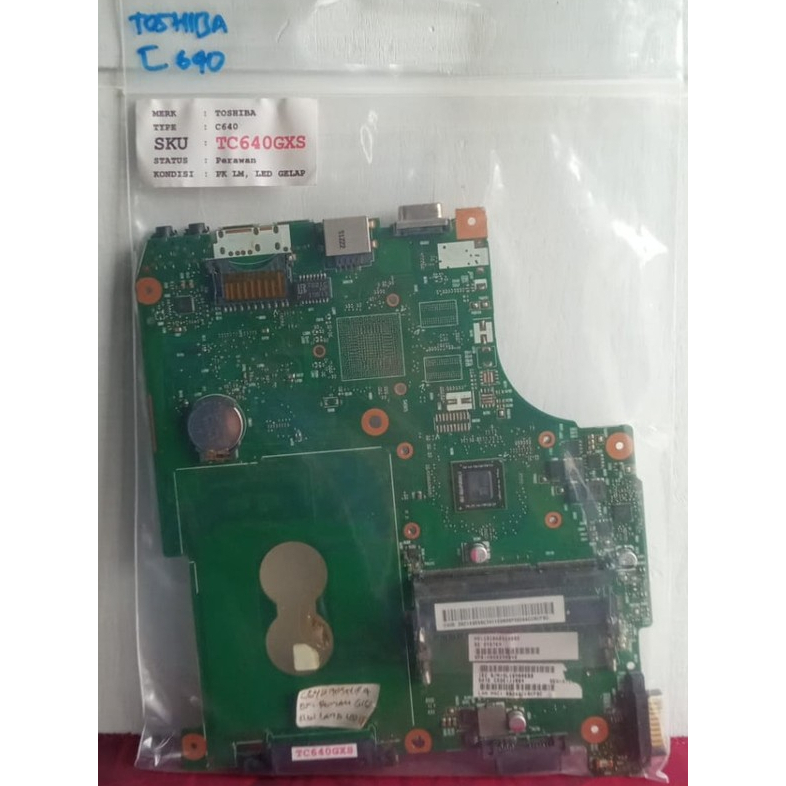 Motherboard Laptop Toshiba C640
