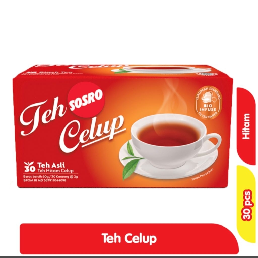 Teh Celup Sosro (30 pcs)