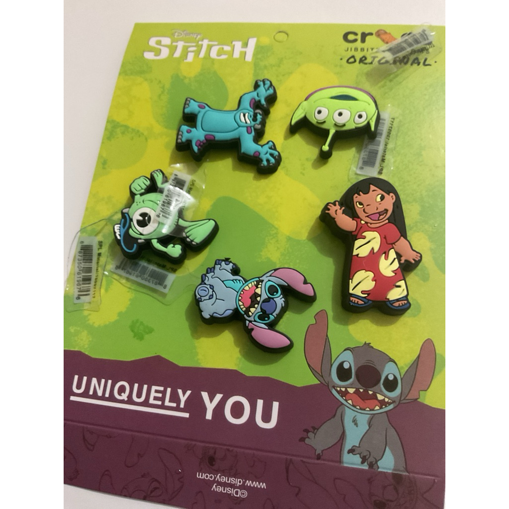 Jibbitz Crocs Disney Stitch & Monster inc Original