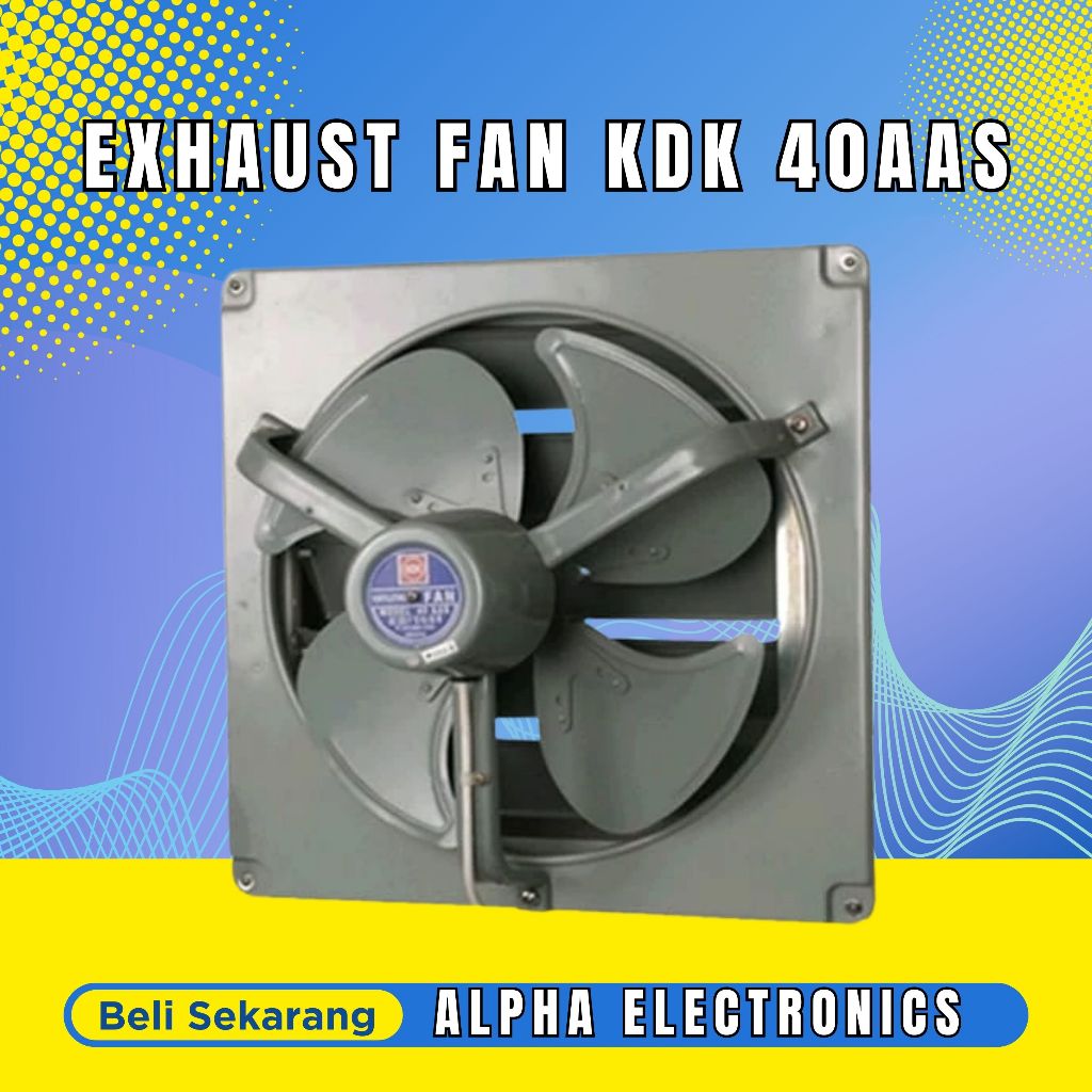 EXHAUST FAN KDK 40AAS/KDK Kipas Angin Exhaust Fan Dinding - Tembok Besi KDK 40AAS