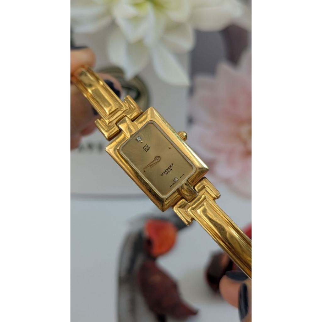 Vintage Givenchy Paris Gold Bangle