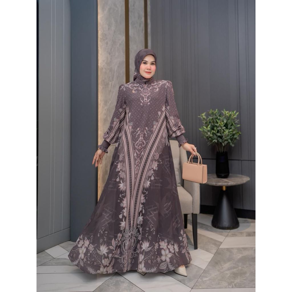 GAMIS SYIFA EVALISA SET PASHMINA ORIGINAL SET ROK TERBARU ONE SET ORIGINAL BRAND