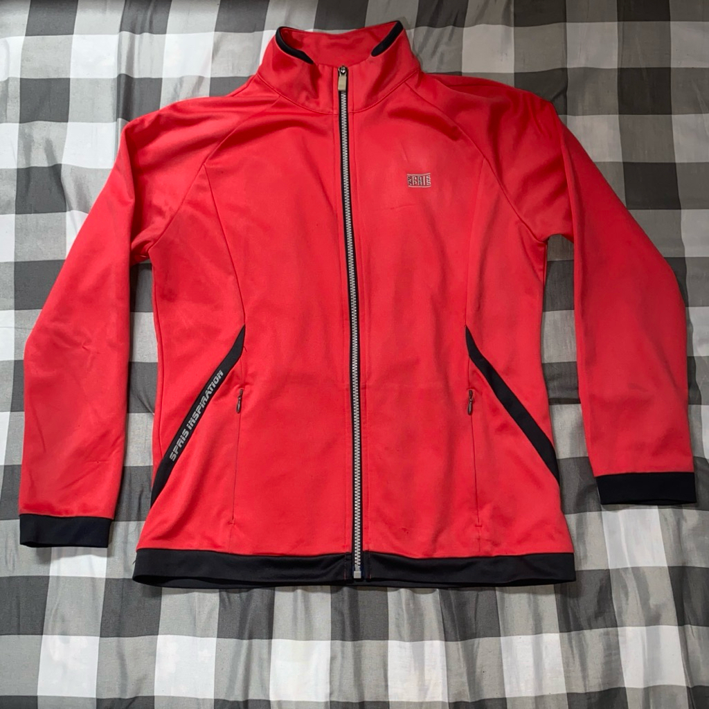 Preloved Pribadi - Official Spris Spris Jaket Tracktop Olahraga Padel Badminton Running Sepeda Warna