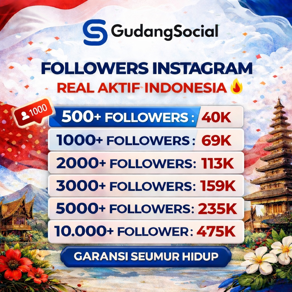 promo Followers Instagram Real Indonesia dan Followers TIK**TOK Permanen TT High Quality Follower Fo