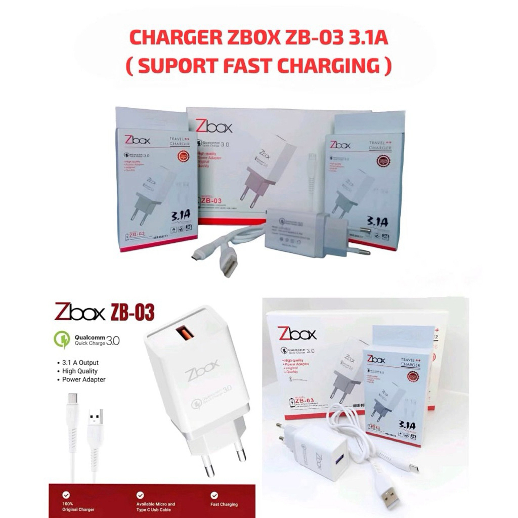 Charger Zbox ZB-03 TYPE C