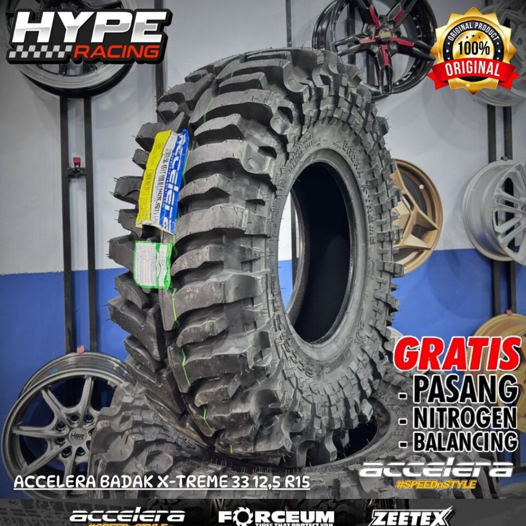 Ban Offroad ACCELERA BADAK XTREME 33 12,5 R15 - ban Mobil Bengkulu