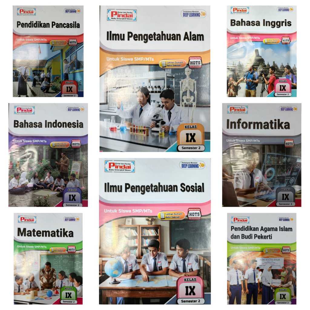 Pindai LKS Kelas 9 SMP/MTs Semester 2 Kurikulum Merdeka Penerbit CV. Arya Duta