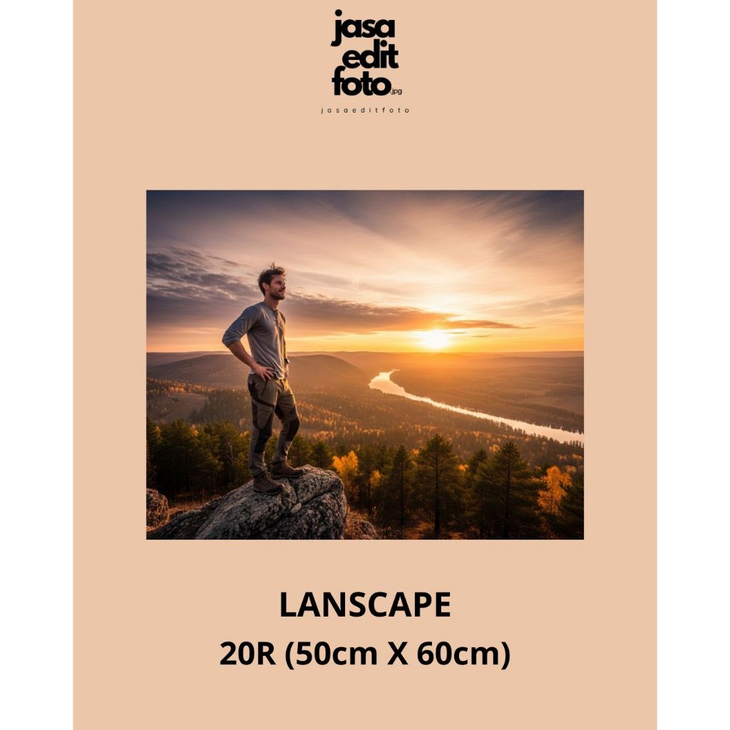 CETAK FOTO UKURAN 20R (50cm X 60cm)