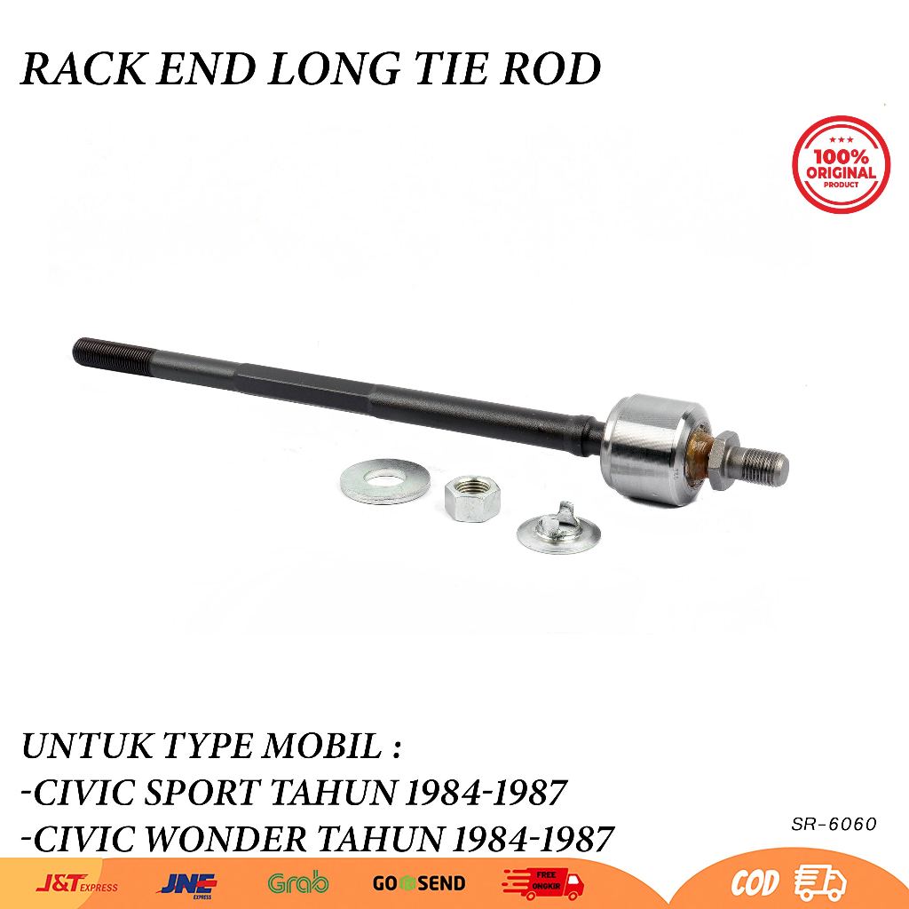 Rack End Long Tie Rod Civic Sport Civic Wonder 1984 1985 1986 1987