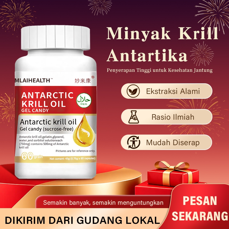 Kapsul Astaxanthin Minyak Krill Antartika 60 Kapsul. Kapsul astaxanthin membantu meningkatkan keseha
