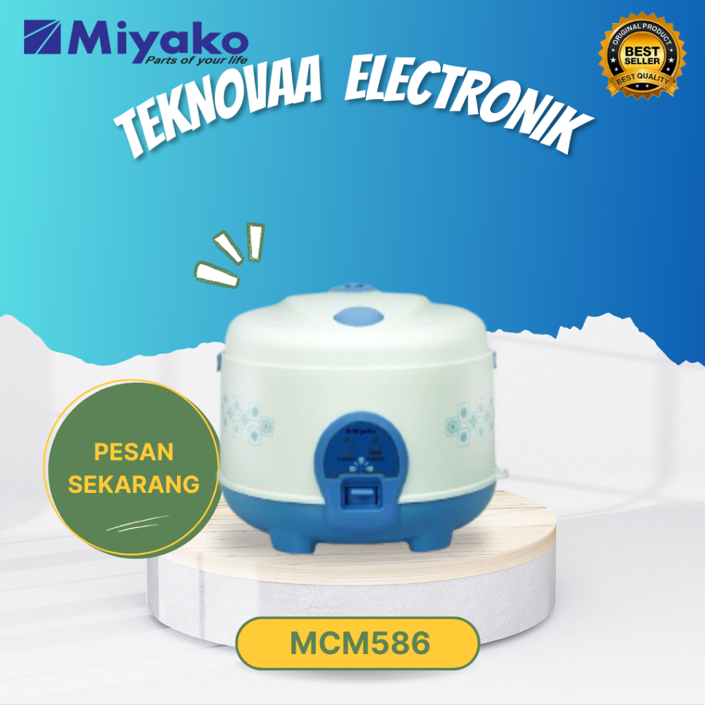 Miyako MCM586 Penanak Nasi Magicom 1.8L Anti Lengket