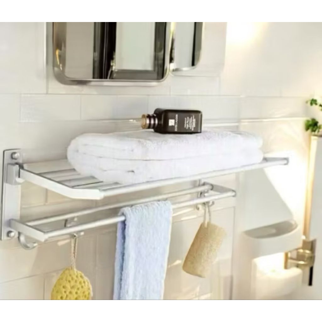 gantungan kamar mandi, gantungan dinding handuk, rak gantung handuk pekanbaru, tempat gantungan kama