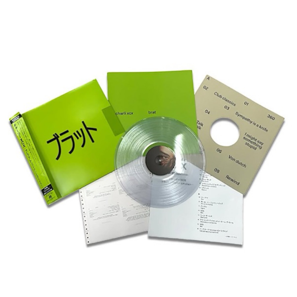 [BACA DESC/JANGAN DI CO] charli xcx brat japan exclusive translucent vinyl LP