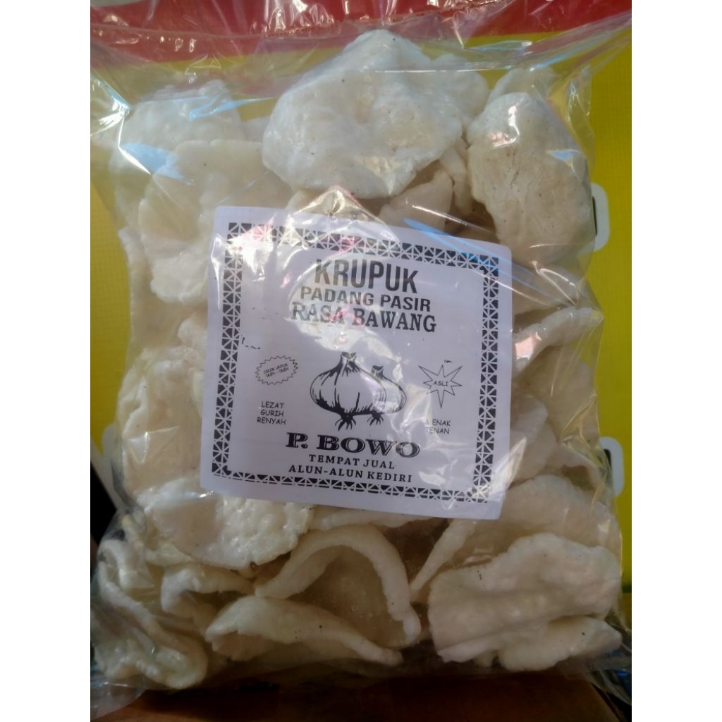 Krupuk Goreng Pasir Rasa Bawang 500gr