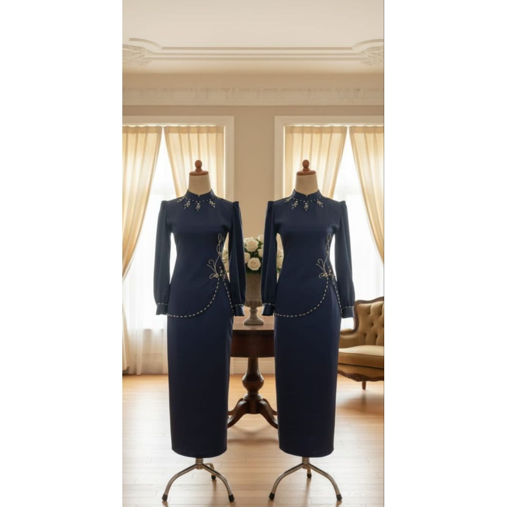 set kurung melayu baju kurung wanita setelan baju kurung terbaru set kekinian