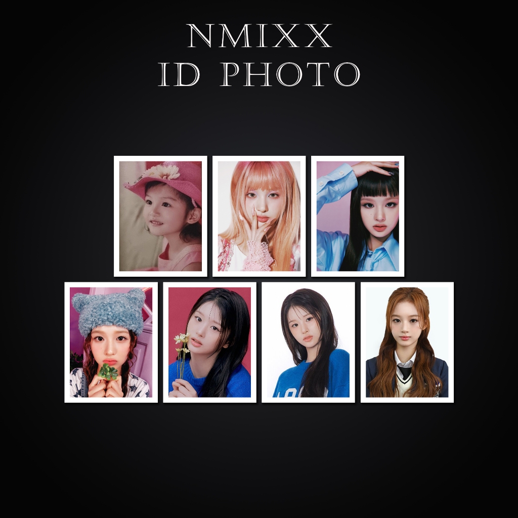 ID PHOTO NMIXX PAS FOTO NMIXX PHOTOCARD NMIXX