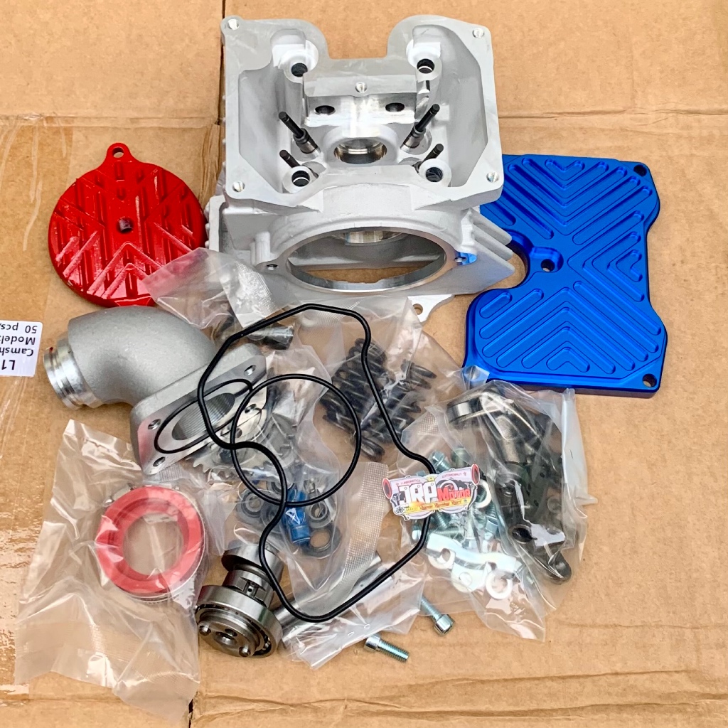 Head kop kph supra x125 4 klep in 22 ex 19 model mx supra 125 karisma JRC