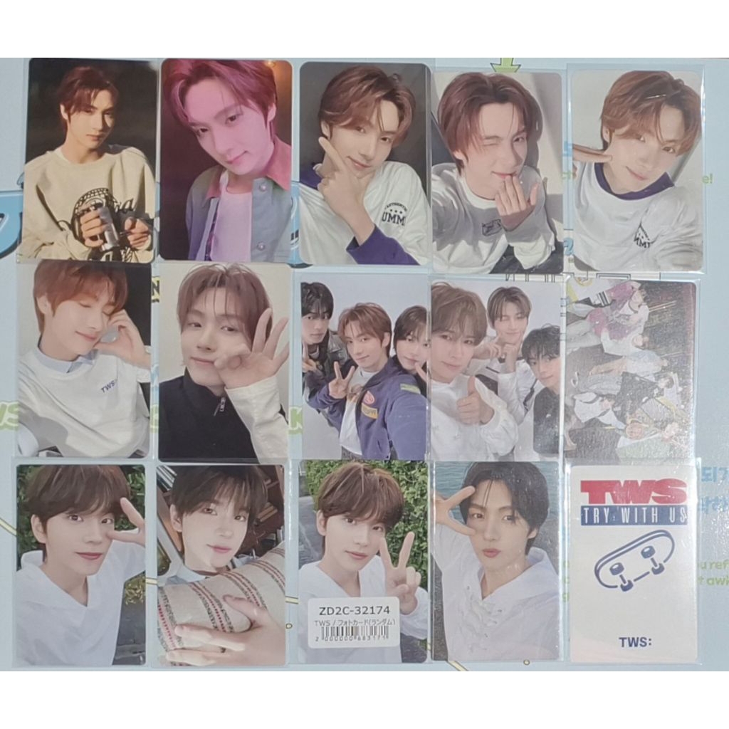 (Ready Ina) TWS Try With Us - Hajimemashite photocard Shinyu Dohoon Youngjae Jihoon