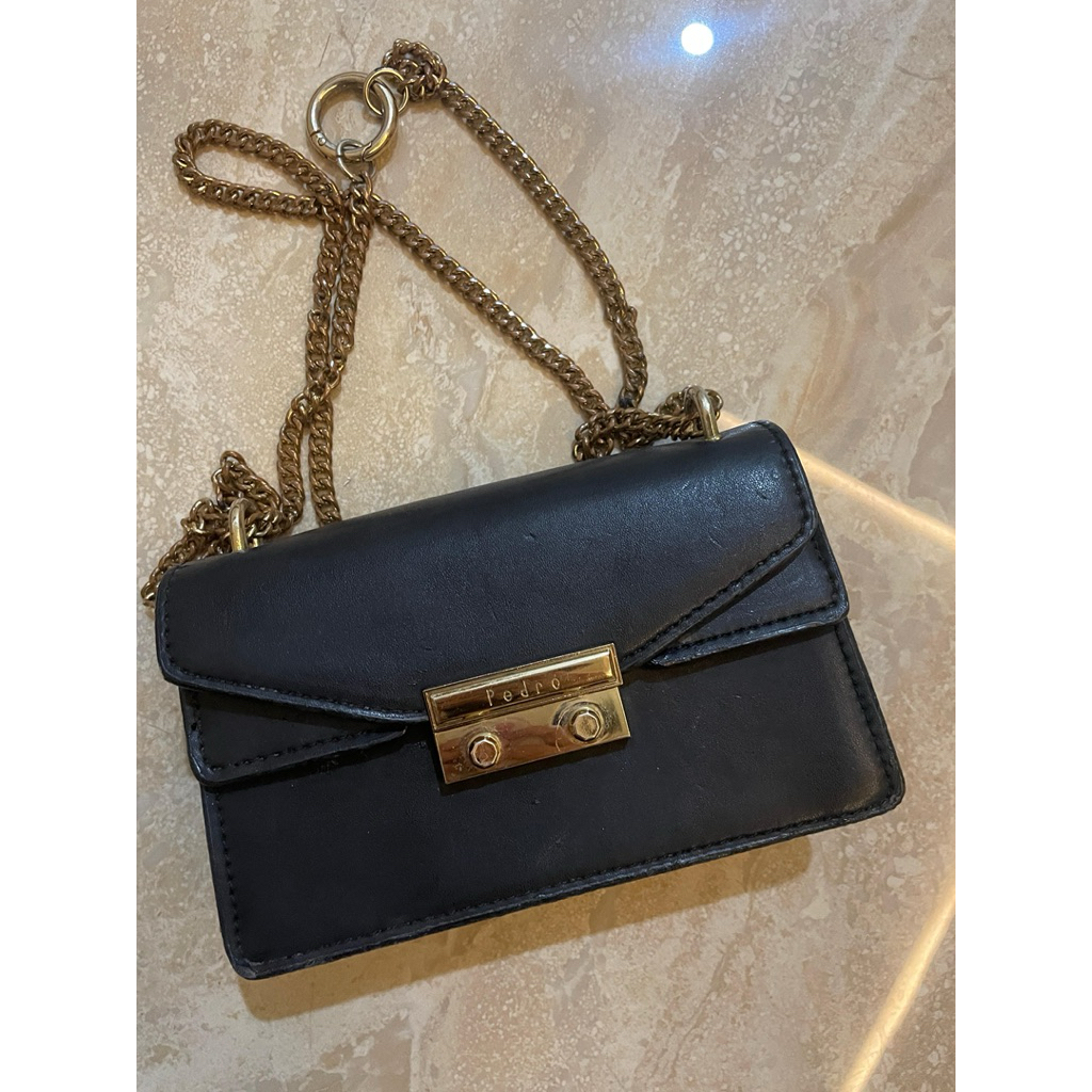 Shoulder Bag Wanita Pedro Black