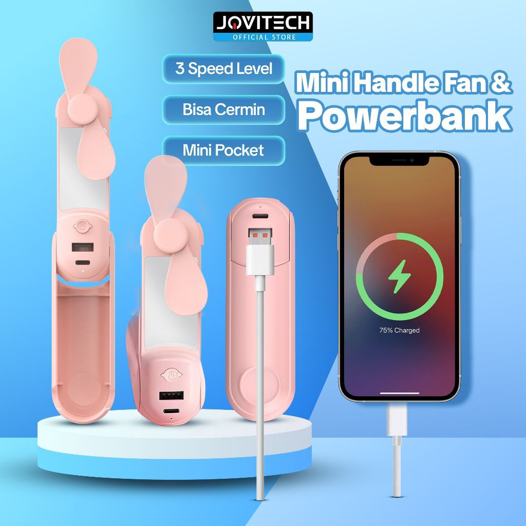 Jovitek power bank mini fan