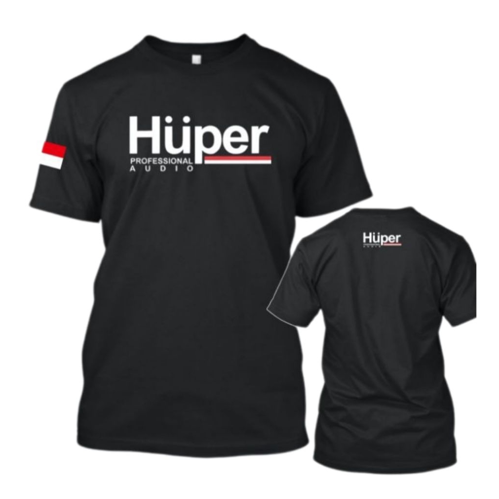 KAOS HUPER PROFESSIONAL AUDIO//TSHIRT NEW