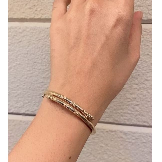 gelang kuku macan swasa lapis emas - anti karat