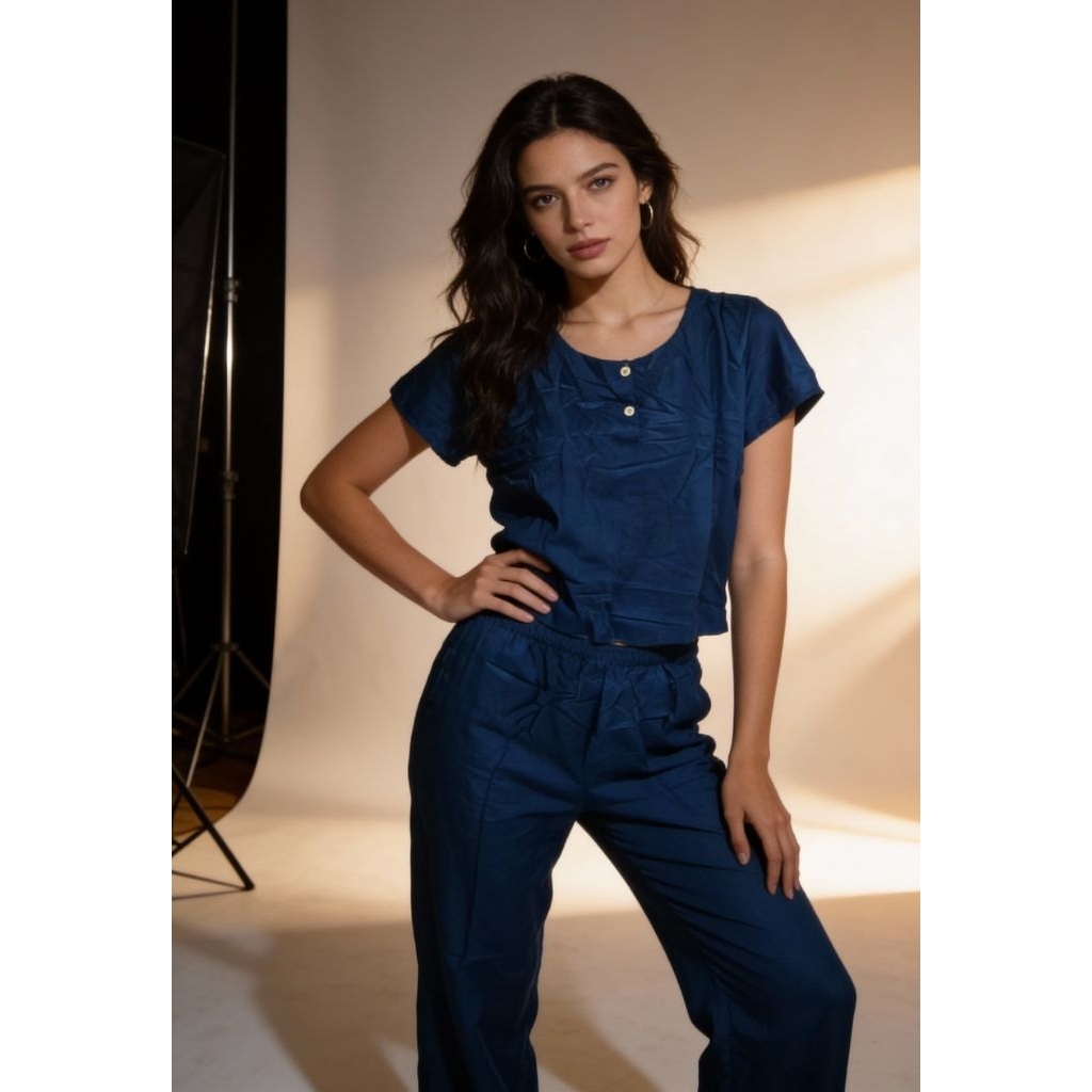 Setelan wanita Rayon/baju rayon wanita/baju sehari hari wanita/baju tidur wanita