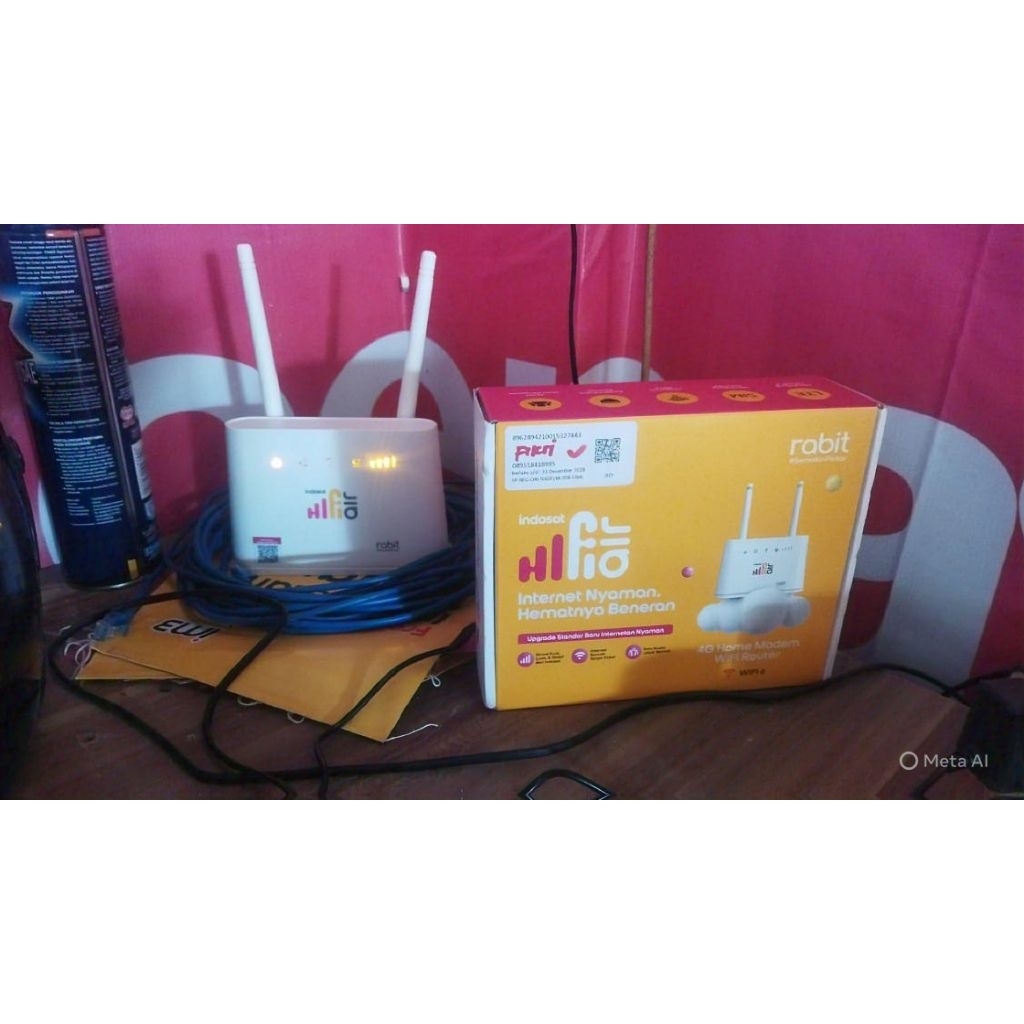 Indosat HIFI air rabbit 4G LTE free kuota 50GB