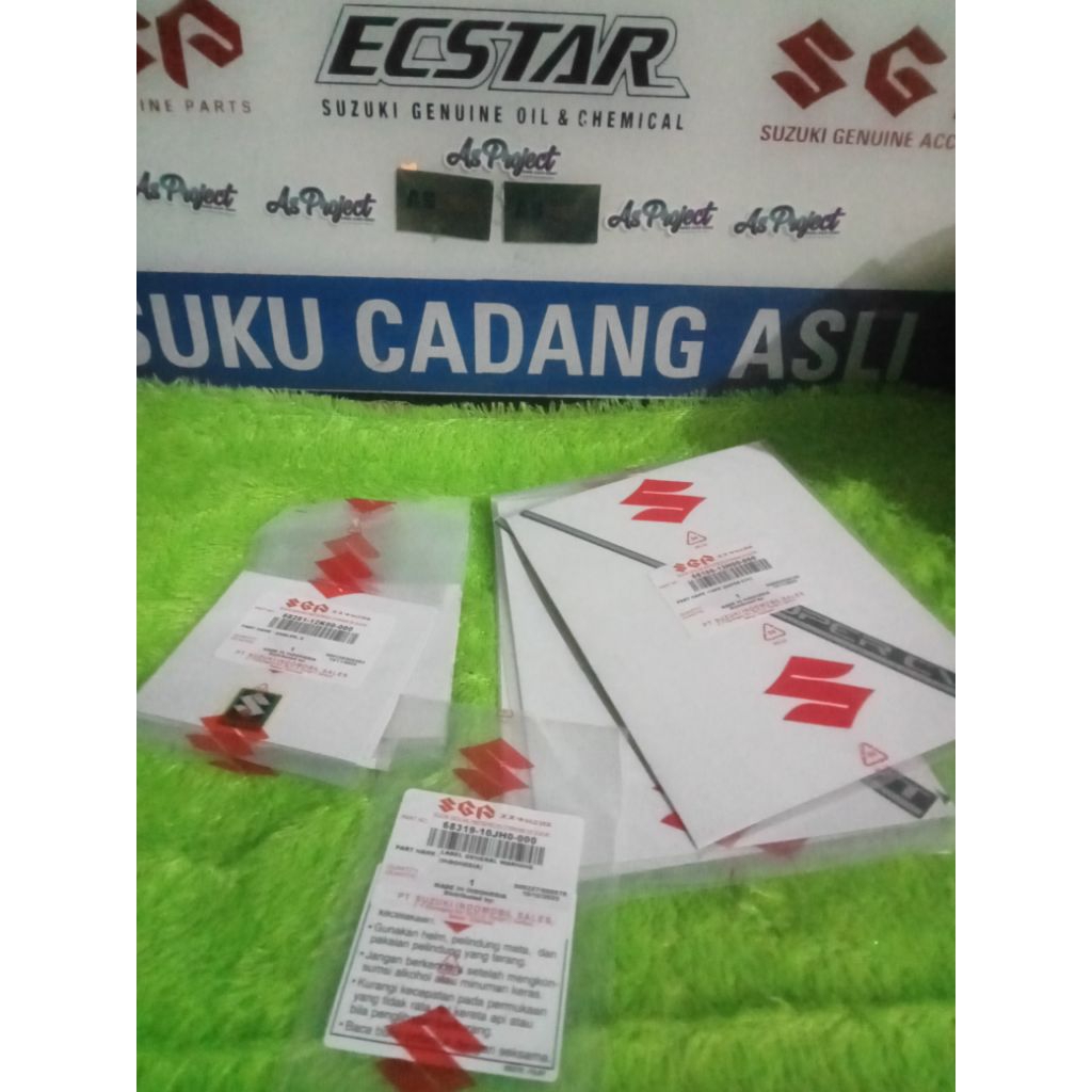 stiker paket skywave Hayate original SGP