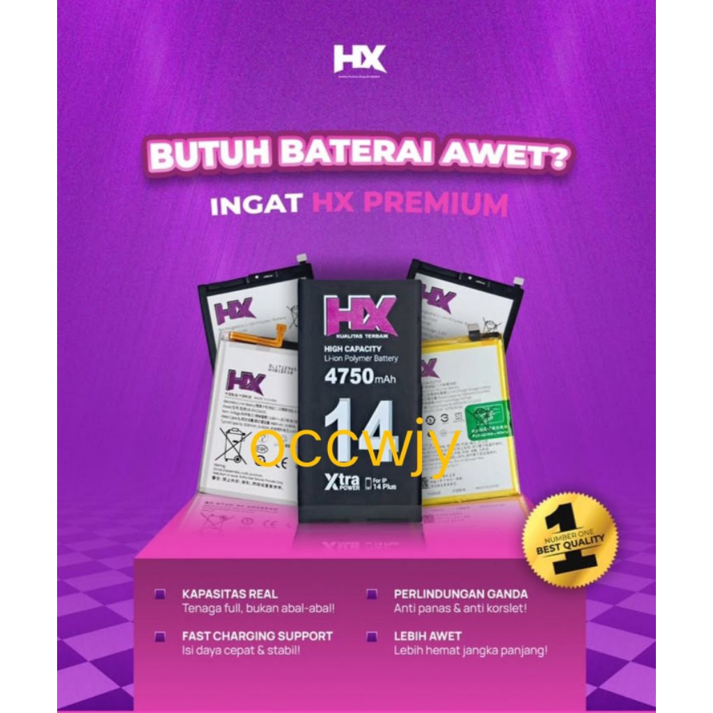 BATERAI LIFE FUTURE HX TIPE IPHONE